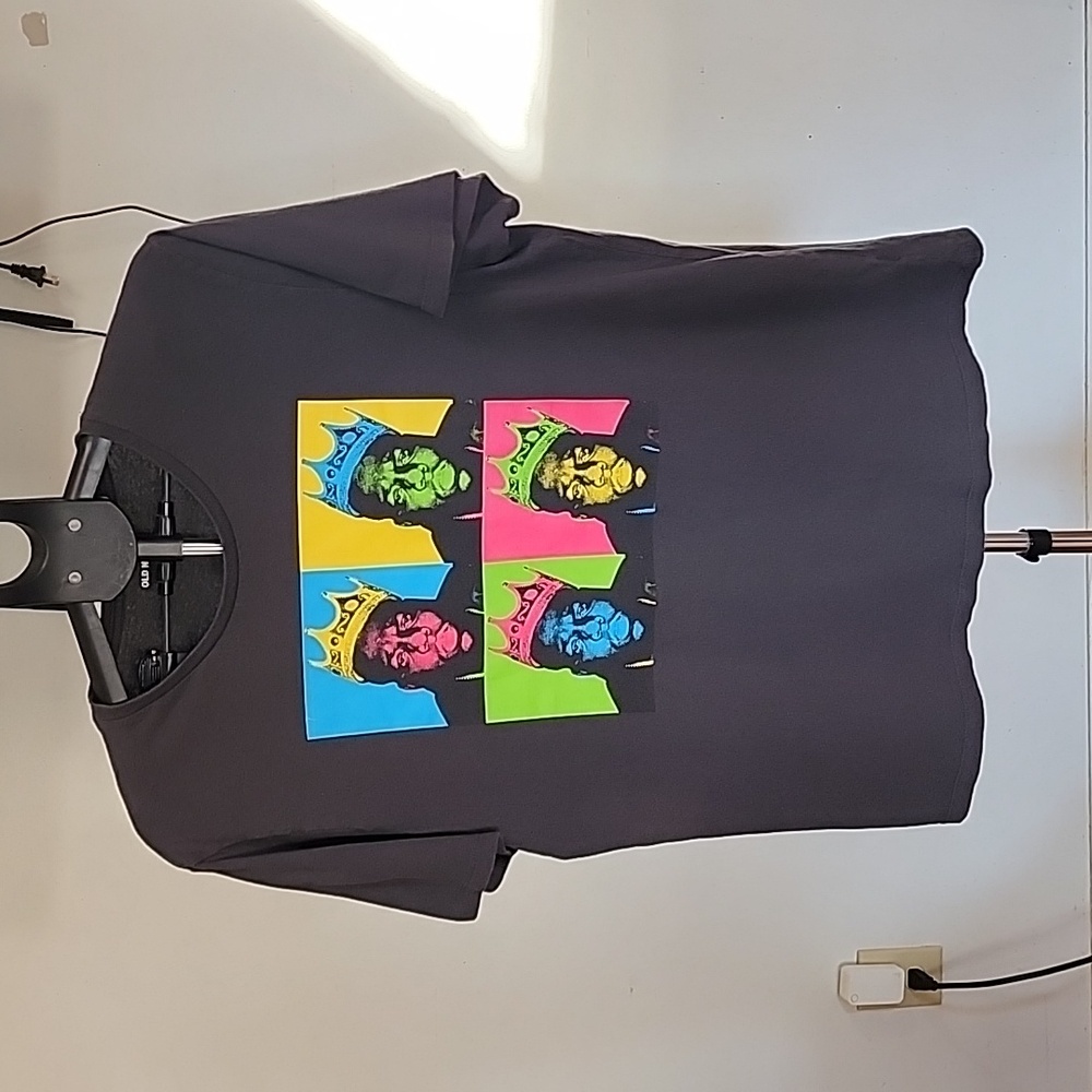 Men's Old Navy "Biggie Smalls" Graphic T-shirt, Color Faded Black, Size XL